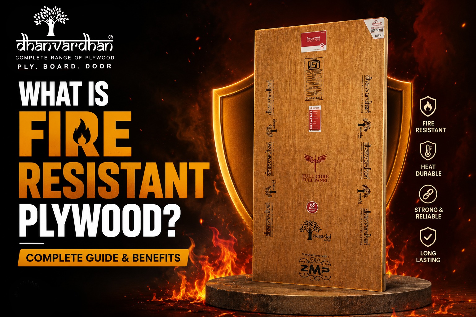 What is fire resistant plywood