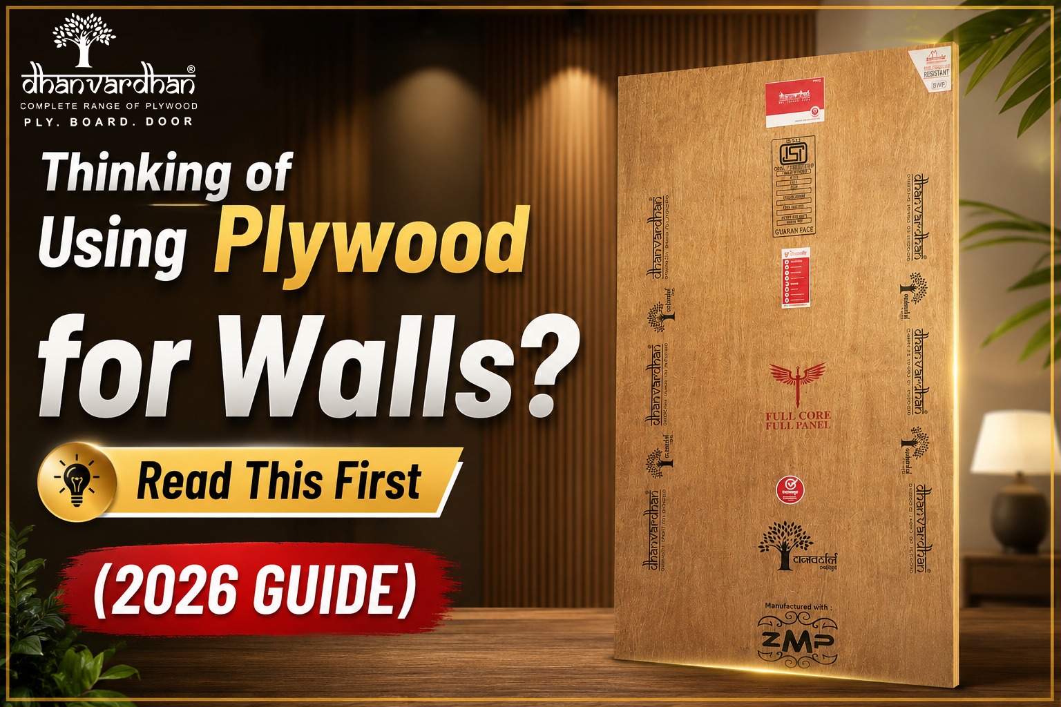 Plywood on Walls