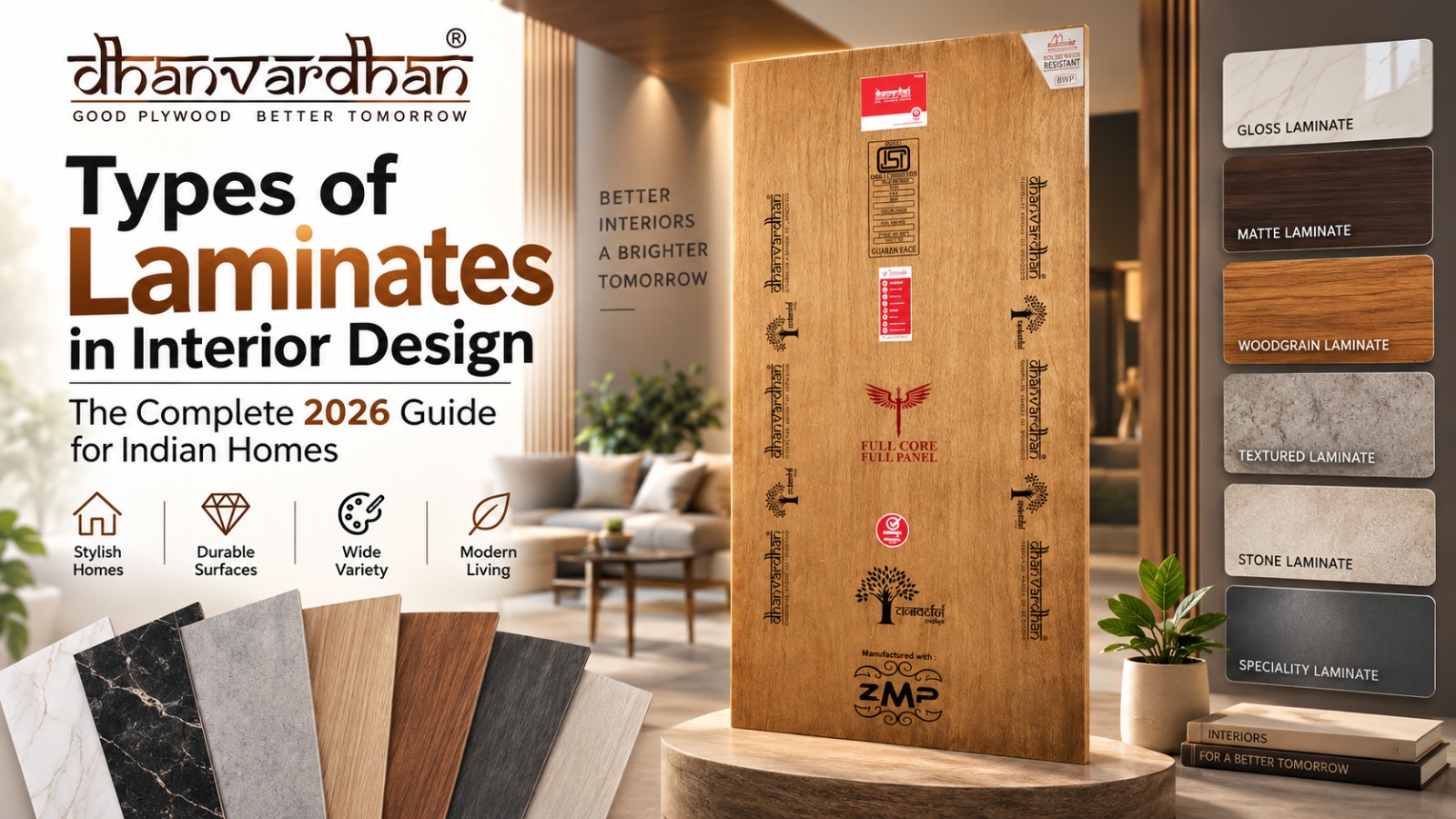 Types of laminates in India
